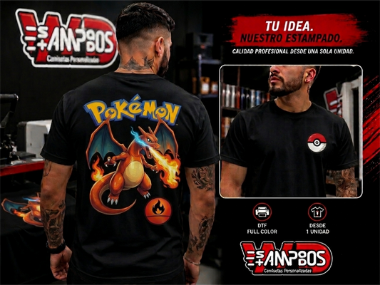 Camiseta Pokémon Charizard